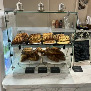 Pastries baked onsite