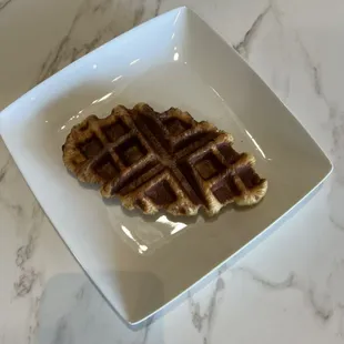 Have you ever tried a croffle? It's a croissant and a waffle