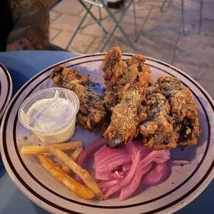 Fried Mushroom Plank