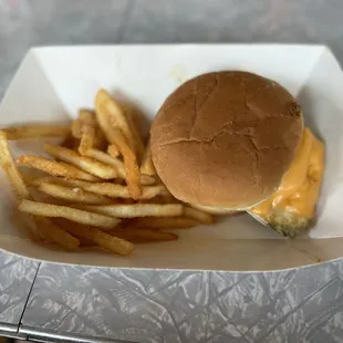 McToasty Sandwich with smash burger patty