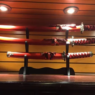 3 piece set samurai sword