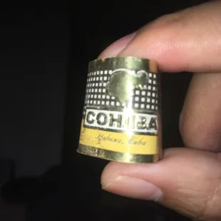 Real Cohiba Primo Negro band from Cuba .$? Hey