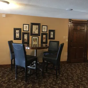 Second floor lounge area.