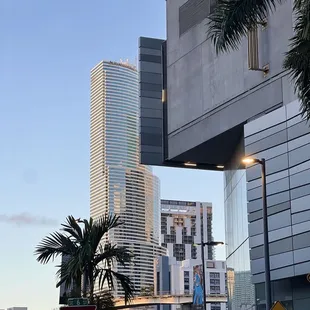 a view of a city street