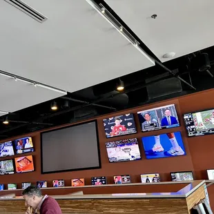 a man sitting at the bar