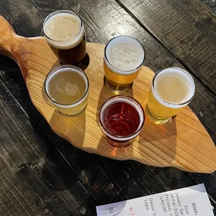 Flight of beer