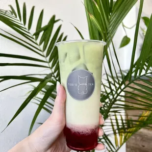 Strawberry Matcha Latte