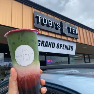 Strawberry Matcha Latte