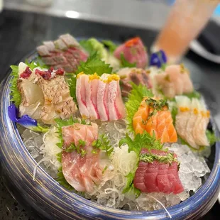 &quot;I want it all&quot; sashimi