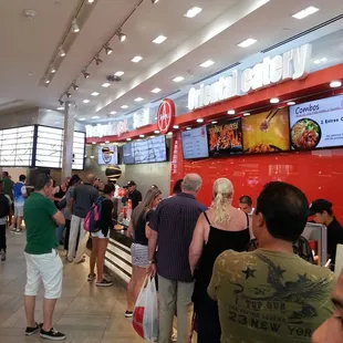 Corner spot. Super busy in prime time.