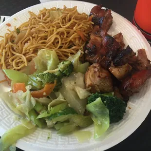 Bourbon chicken meal