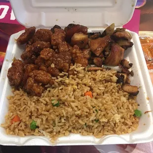 Orange and bourbon chicken