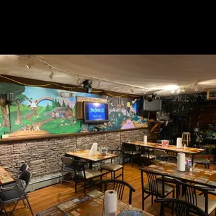 Music Mural back room
