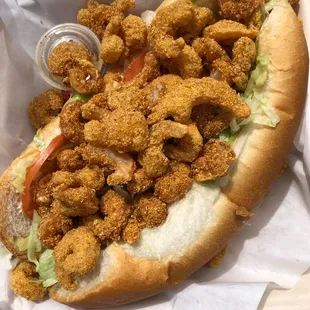 Shrimp poboy! So freaking good