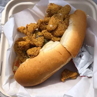 Catfish Po'boy!
