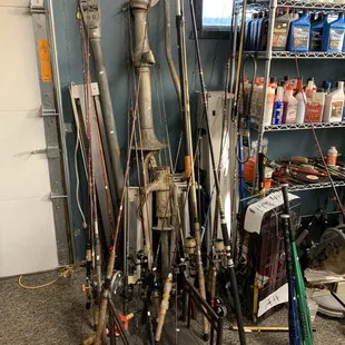 Fishing poles