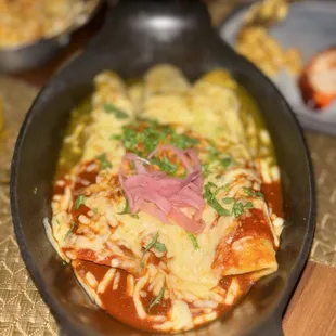 Chicken Tinga Enchiladas