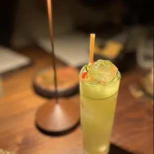 Spicy cucumber Margarita.