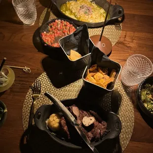 Enchiladas and filet