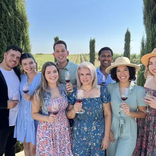 Outside around the gardens