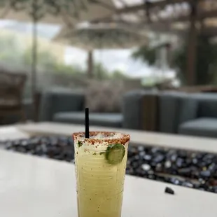 Spicy jalapeño marg