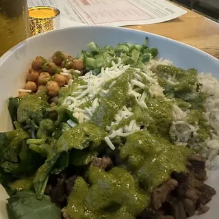 SPICY CILANTRO VERDE BOWL