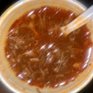 Consome de birria. Un poco salado