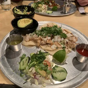 Tilapia fish street tacos an El Pastador street tacos