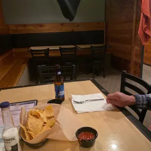 Beer and amazing chips