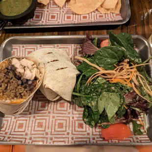 Grilled Chicken Burrito