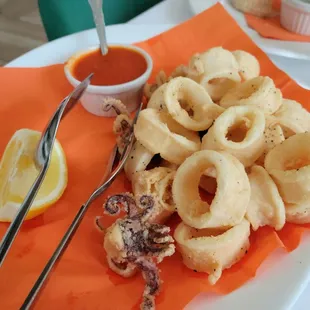 I loved how tender the calamari was. The light breading too!