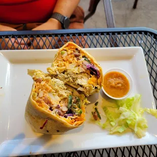 A-basin burrito. Was decent. The doritos definitely added something!