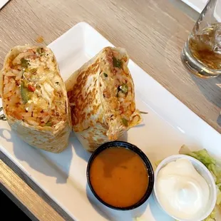 Spicy Chicken Burrito