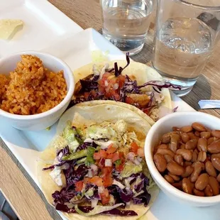 Fish and Chicken Tacos