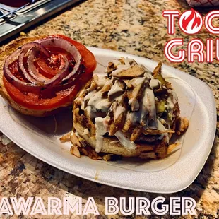 Shawarma burger