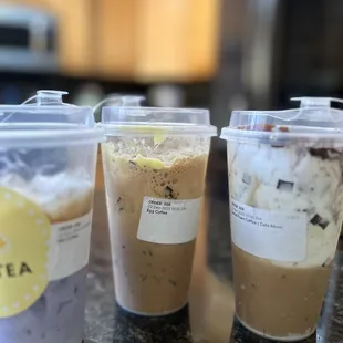 SALTED FOAM COFFEE; UBE COFFEE; EGG COFFEE