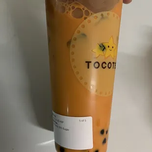 THAI TEA w/ boba