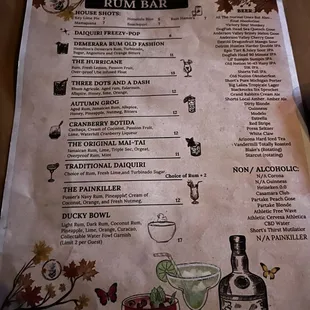 Drink Menu
