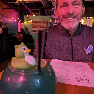 Delish Ducky Bowl with random waterfowl garnish - enough to share, but good enough to want your own