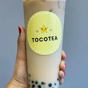 Regular Milk Tea with boba