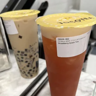 Strawberry Green Tea