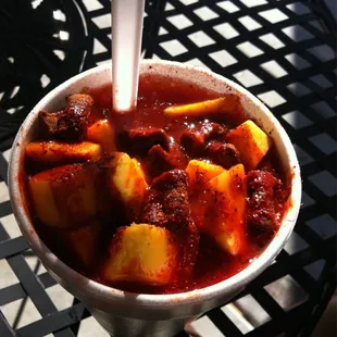 Chamango raspados ! (chamoy, mangoes, tamarindos)