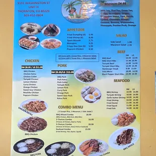 Full Menu