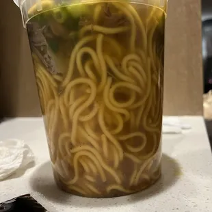 a cup of noodles