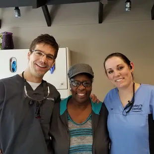 Dr. Bolding making smiles, one smile at a time!