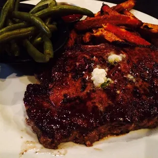 10oz ribeye cooked to perfection!