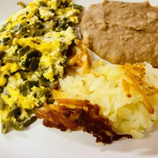 Egg &amp; nopalito plate