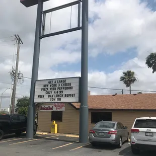 outside