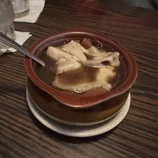 Baked onion soup