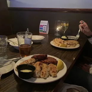Lake Perch Dinners. Looks delicious. Tastes great, less filling.